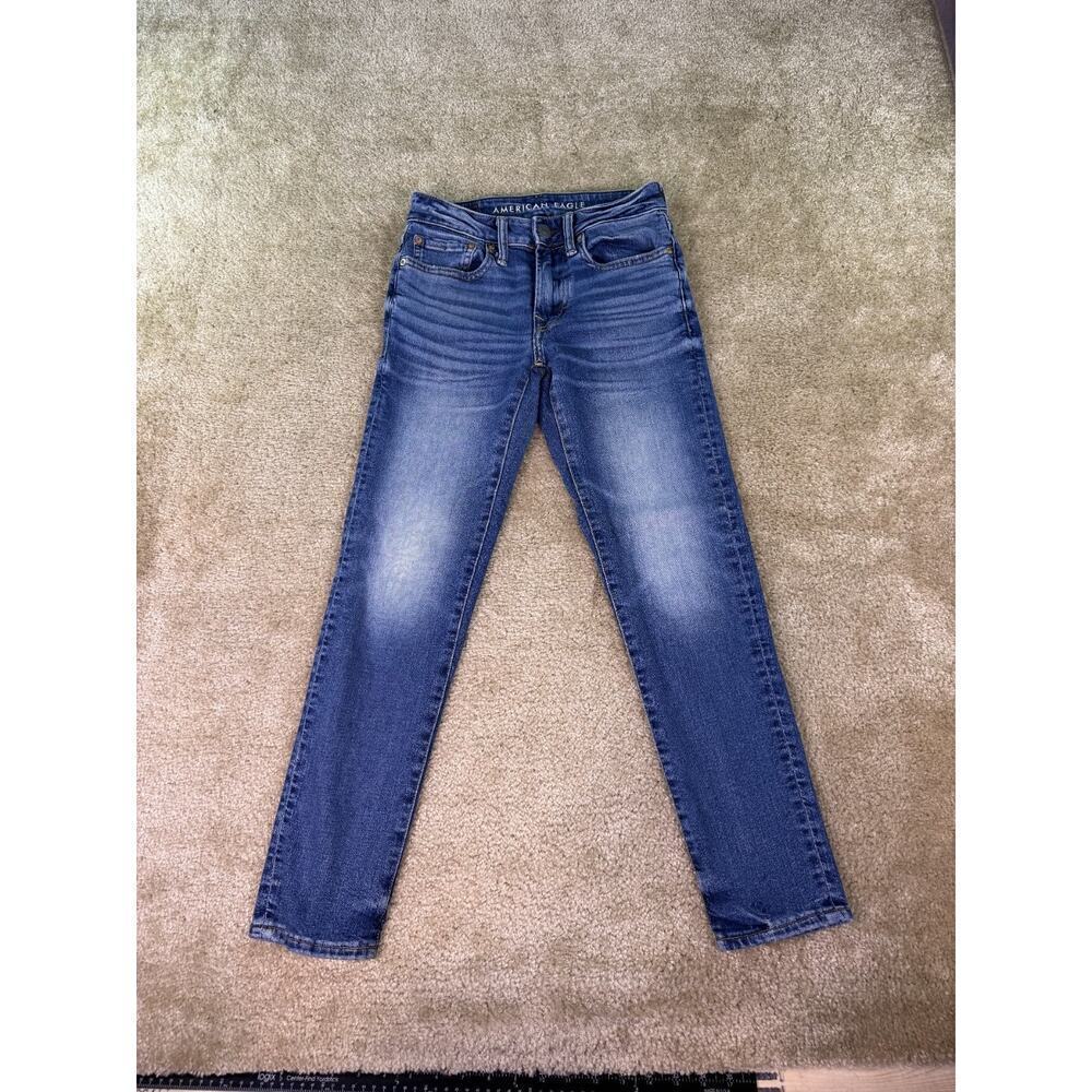 American Eagle Airflex Skinny Jeans Men's Size 26x28 Medium Wash C273